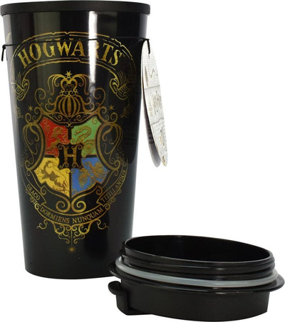 Termus Harry Potter Colourful Crest, çelik inox, me kapak me vidë, shumëngjyrësh