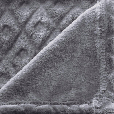 Batanije dekorative Atmosphera, model diamanti, 125 x 150 cm, gri