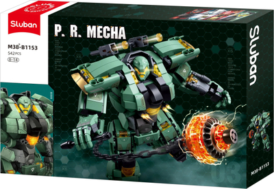 Set ndërtimi robotik Sluban BUILD MECHA ROBOT M38-B1153, 542 pjesë, për fëmijë
