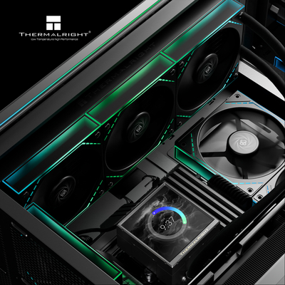 Ftohës me ujë Thermalright Peerless Vision 360 Argb, i zi