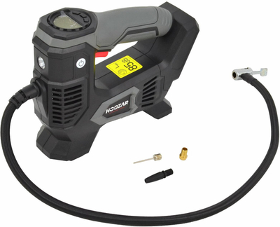 Kompresor ajri pa kabllo Hoozar IF50-0, 18V, ekran LCD, pa bateri