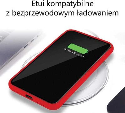 Maskë telefoni Mercury Silicone Case për Apple iPhone 7 8 SE 2020 SE 2022, silikon i butë, ultra e hollë, e kuqe