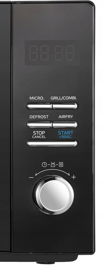 Mikrovalë Midea MAC23XF, 23L, 800W, me konvekcion edhe gril, e zezë