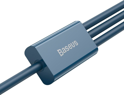 Kabllo karikimi Baseus CAMLTYS-03, 3 në 1, 1.5 m, blu