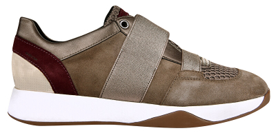 Atlete GEOX D Suzzie D94FRD-0226P-C5M2L, të kafta/bezhë 39