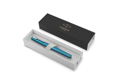 Stilolaps me maje shatërvle Parker Vector XL Metallic Teal, trup metalik, majë çeliku inox, i kaltër