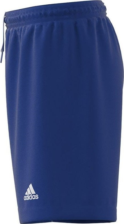 Shorce futbolli për fëmijë Adidas Entrada 22 Jr HG6291, poliester i ricikluar, beli elastik, blu