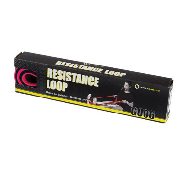 Shirit elastik rezistence HMS Powerband GU06, medium, 1 copë, jeshil