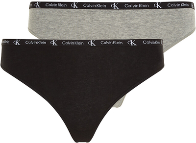 Mbathje për femra Calvin Klein CK96, 2 copë, të zeza/hirta