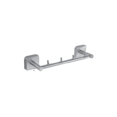 Mbajtëse peshqirësh Kapitan QUATTRO 42 04 99, çelik inox, përfundim satin, ngjyrë argjendtë