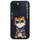 Maskë telefoni Audi Nimmy Case iPhone 15 6.1", Glasses Cool Cat, e zezë