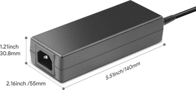 Adapter karikimi CoreParts MBA2149, 120W, për përdorim mrena, i zi