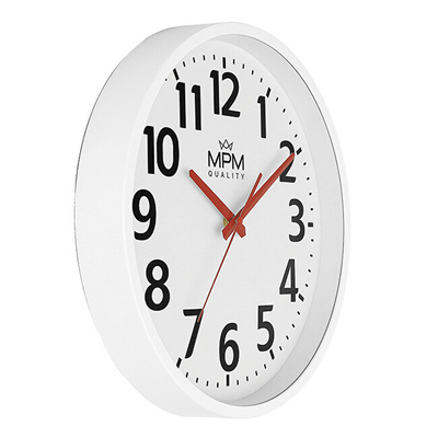 Orë muri MPM Quality Classic E01.4205.0000, e bardhë