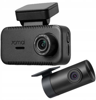 Kamerë makine 70mai Dash Cam A810 Lite, 4K, GPS, Wi-Fi, e zezë