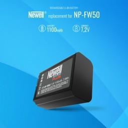Bateri për kamerë Newell PLUS NP-FW50, 1100mAh, 7.2V, e zezë