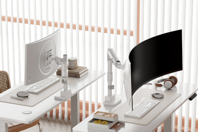 Mbajtëse monitori DIGITUS DA-90476, deri 57", 27 kg, e bardhë