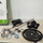 Aksesori brush cutter Greenworks për GD24X2TX, teh metalik, mbrojtëse plastike, gri e zezë