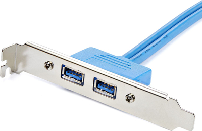 Adapter sloti StarTech.com, 2 porta USB 3.0 A, panel i pasëm