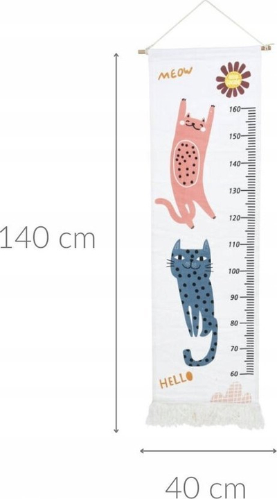 Grafik për mat gjatësinë Home Styling Collection, tekstil me thekë, deri 160 cm