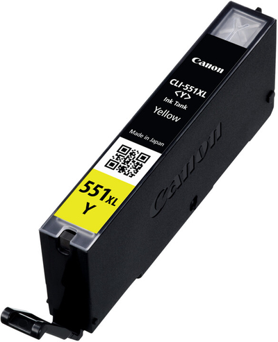 Ngjyrë për printer Canon CLI-551XL Y, e verdhë