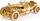 Puzzle maket makine Rolife ROEMC401, V8 Grand Prix, shkalla 1:16, dru natyral