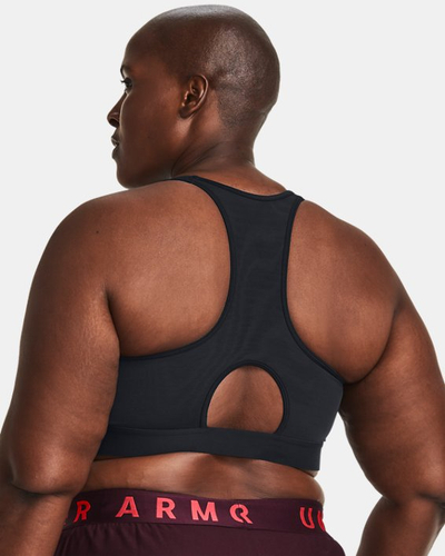 Reçipetë sportive Under Armour, HeatGear, mbështetje e fortë, e zezë