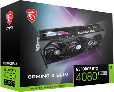 Kartelë grafike MSI GeForce RTX 4080 SUPER Gaming X Slim 16GB GDDR6X