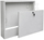Dolap sipërfaqësor për manifold Ferro SZN-3, 760×580×120 mm, me kyç, i bardhë