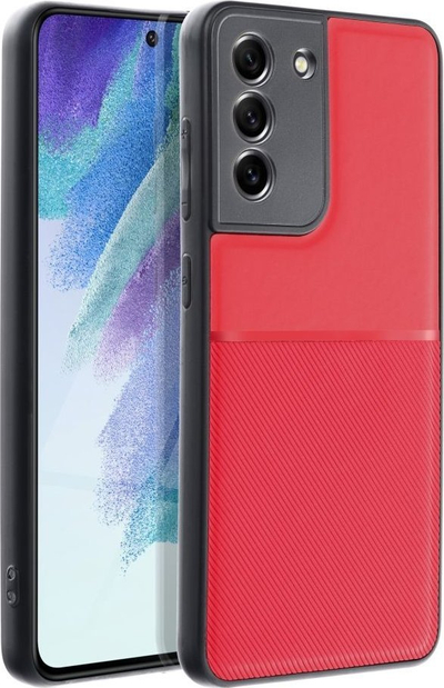 Këllëf telefoni Forcell Noble për Samsung Galaxy S21 FE 5G, fleksibël, mbrapa, i zi