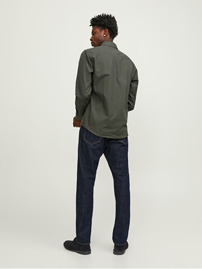 Këmishë Jack&Jones JPRBLABELFAST Comfort Fit 12239027 Olive Night