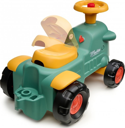 Traktor lodër Falk Baby Maurice, me rimorkio, jeshil