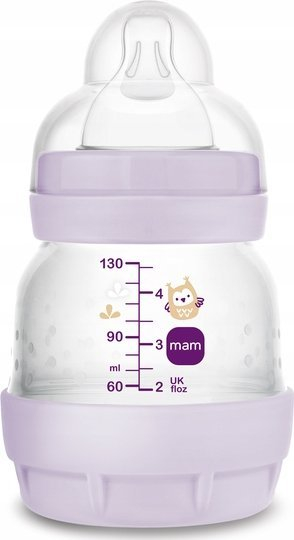 Biberon MAM Perfect Start, 130 ml, anti kolik, vajzë
