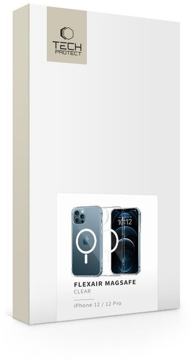 Mbulesë silikoni Tech-Protect FlexAir për iPhone 12, TPU, transparente