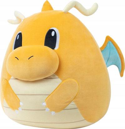 Lodër pelushi Squishmallows Pokemon Dragonite, 50 cm, portokalli
