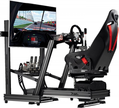 Platformë lëvizëse gaming Next Level Racing Motion Plus NLR M007, 2 akse, për cockpit simulimi, e zezë