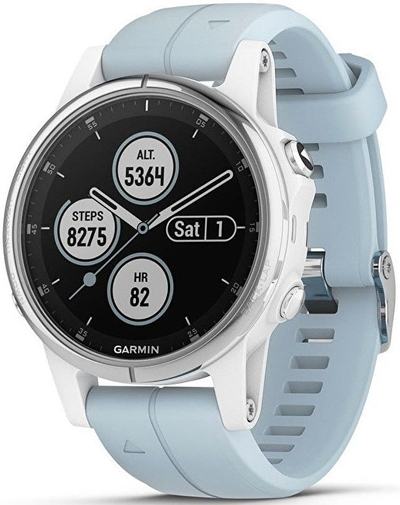 Orë e mençur Garmin Fenix 5S Plus, i kaltër