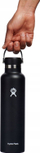 Shishe uji Hydro Flask Standard Mouth 24 oz, çelik inox, izolim TempShield, e zezë