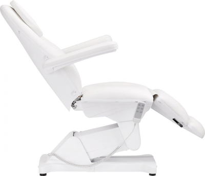 Karrige elektrike kozmetike Sillon Basic 3 Actuators, 3 motorë, me pult dore, e bardhë