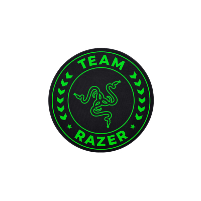 Tapet Razer Team Floor Rug, bazë kundër rrëshqitjes, i zi me detaje jeshile