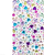 Stickers kristal vetëngjitëse dekorative, 250 copë, shumëngjyrëshe