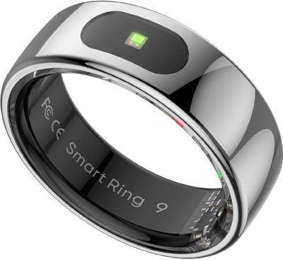 Паметен прстен Powerton SMART RING PRO, големина 12, IP68, сребрен