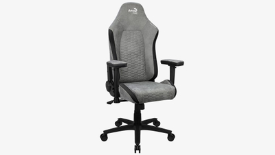 Гејминг столица Aerocool CROWN AeroSuede, 150kg, Class-4, зелена