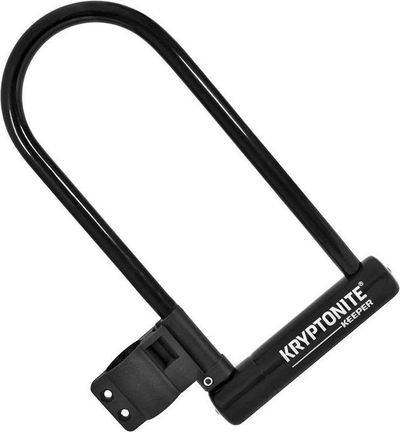Катинар за велосипед Криптонајт Кипер 12 LS U-лок, 4 x 11.5\", челик, црн