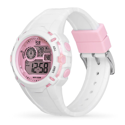 Orë digjitale për femra Ice Watch ICE Digit Explorer 024001, e bardhë