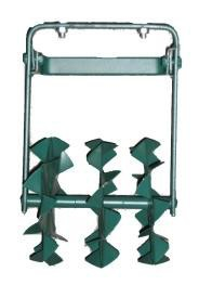 Lopatë kopshti Garden Hoe 4 Blade, 24 cm e gjërë, me kultivator, metal