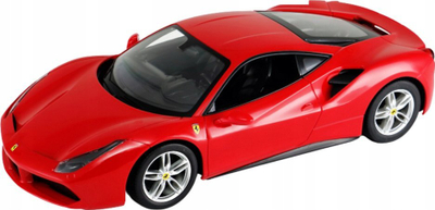 Makinë me telekomandë Rastar Ferrari 488 GTB, shkalla 1:14, e kuqe
