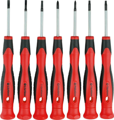 Set kaçavidash precize Dedra, 7 copë, çelik CrV