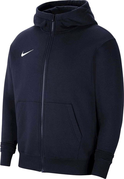 Bluzë me kapuç Nike Park 20 Junior CW6891-451, fleece, me zinxhir të plotë, blu navy
