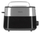 Toaster Philips HD2516/90, 2 vende, 8 nivele thekjeje, i zi