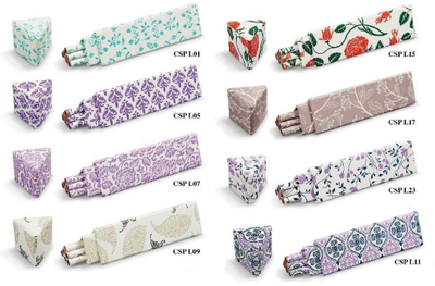 Lapsa dekorativë Rossi CSP, set 6 copë, dizajn floral, shumëngjyrësh